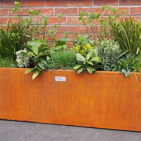 corten steel planter boxes for sale|corten steel planters near me.